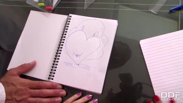 Две сисястых студентки за зачёт сосут длинный член преподу - #4